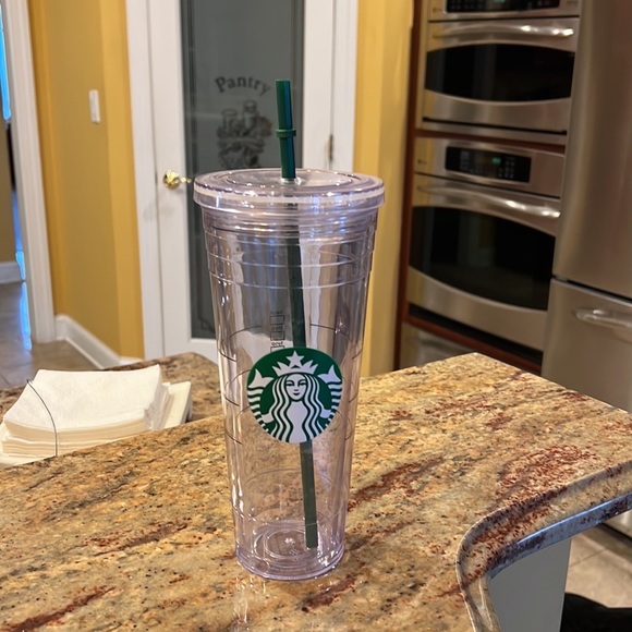 Starbucks Venti Clear Tumbler Brand New - Picture 4 of 4